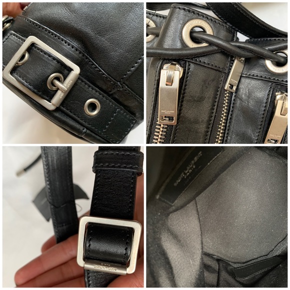 SOLD! Saint Laurent Rider Bucket Shoulder Bag - Picture 7 of 8